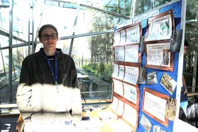 Pauline Rieger impressed the jury with her meticulousness and expertise; the title of her work is ‘The nitrogen-fixing root nodule symbiosis between rhizobia and legumes’ (Photo: THI).