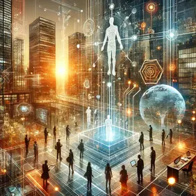 You can take a look into the future with the Bavarian Foresight Institute at the next Lunch Learning (symbolic image: Chat GPT).