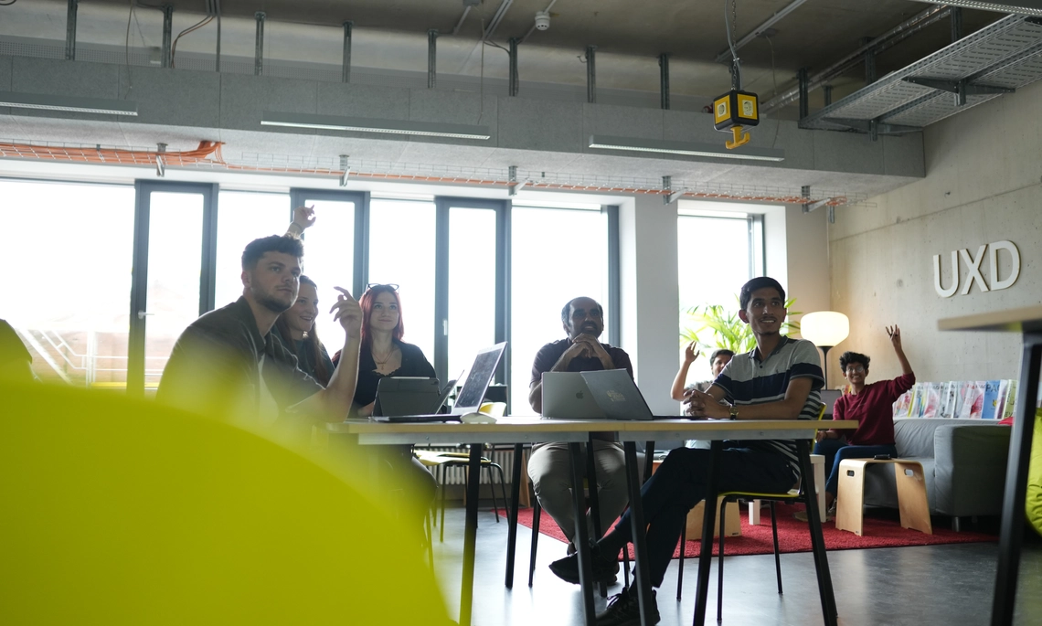 Master students at the UXD lab