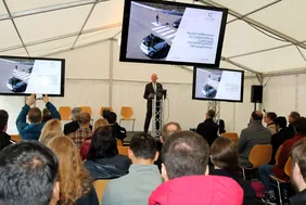 Professor Walter Schober, President of THI, at the opening of the new Centre for Vehicle Forensics – marking another milestone in advancing innovation. (Photo: THI)